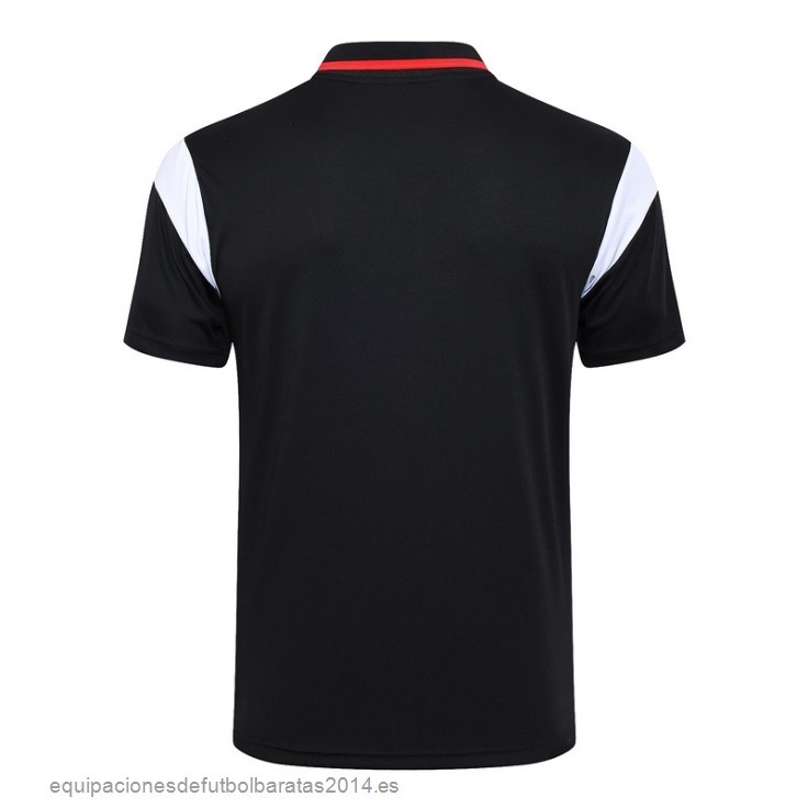 Nuevo Polo AC Milan 23/24 Negro Rojo Blanco Baratas
